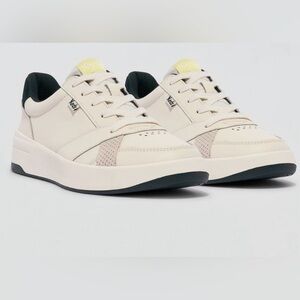 Keds The Court Leather Lace-Up Sneakers